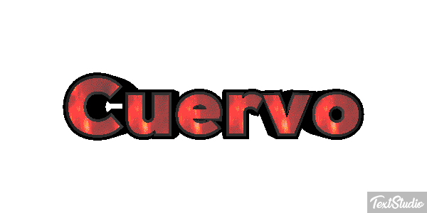 Cuervo Efecto de texto