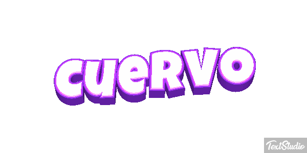 Cuervo Efecto de texto