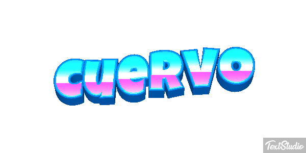 Cuervo Efecto de texto