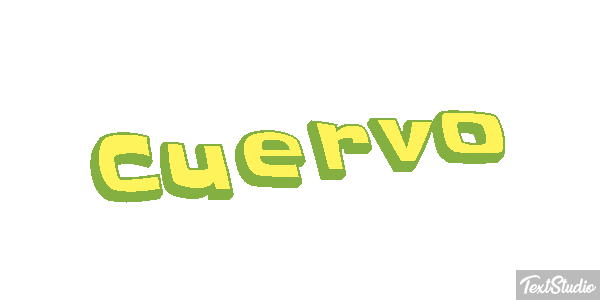 Cuervo Efecto de texto