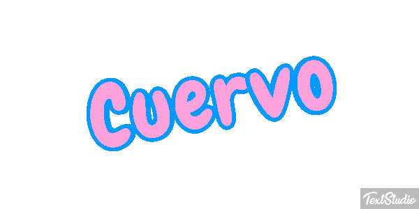 Cuervo Efecto de texto