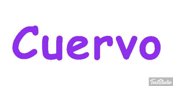 Cuervo Efecto de texto