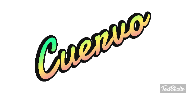 Cuervo Efecto de texto