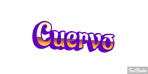 Cuervo Efecto de texto