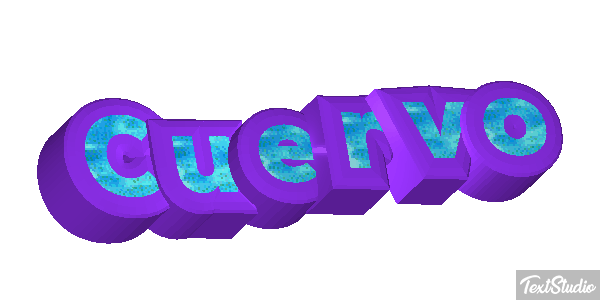 Cuervo Efecto de texto