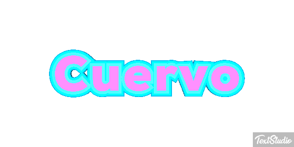 Cuervo Efecto de texto