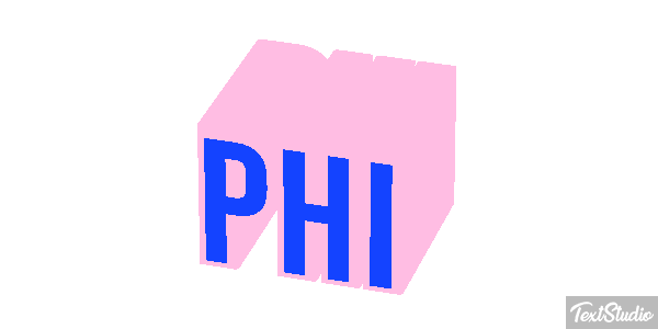 Phi Tekst effect
