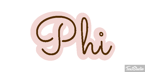 Phi Tekst effect