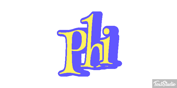 Phi Tekst effect