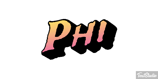Phi Tekst effect