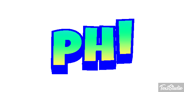 Phi Tekst effect