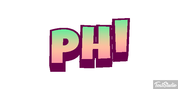 Phi Tekst effect