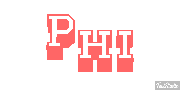 Phi Tekst effect