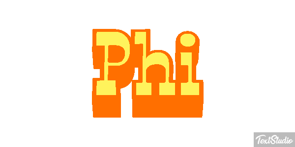Phi Tekst effect