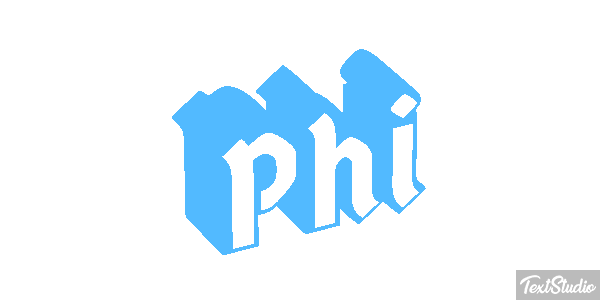 Phi Tekst effect