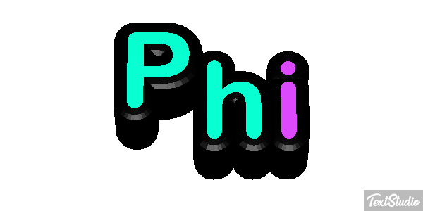 Phi Tekst effect