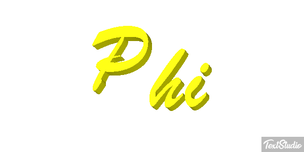 Phi Tekst effect
