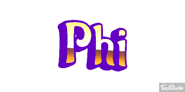 Phi Tekst effect