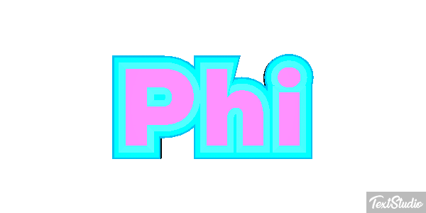 Phi Tekst effect