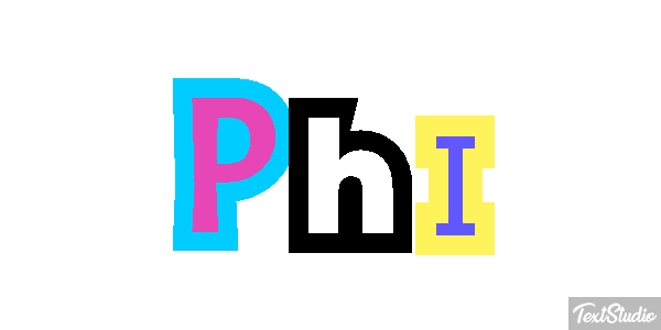 Phi Tekst effect