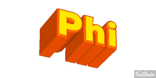 Phi Tekst effect