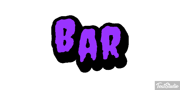 Bar Text effect