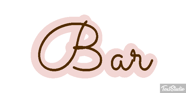 Bar Text effect