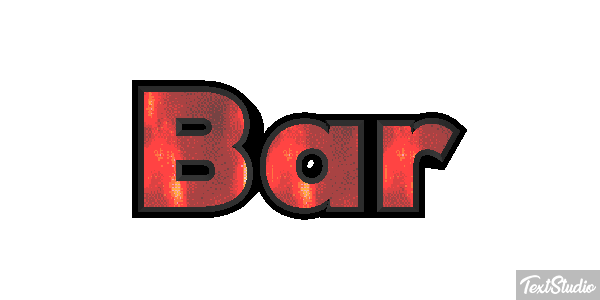 Bar Text effect