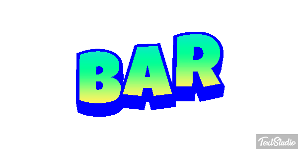 Bar Text effect
