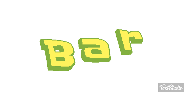 Bar Text effect