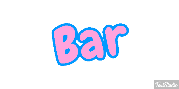 Bar Text effect