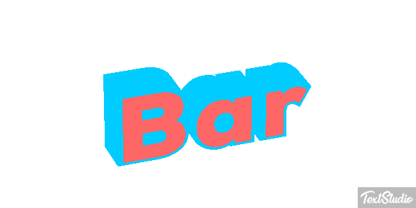 Bar Text effect
