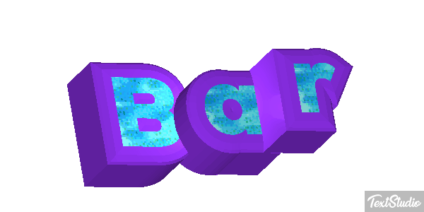 Bar Text effect