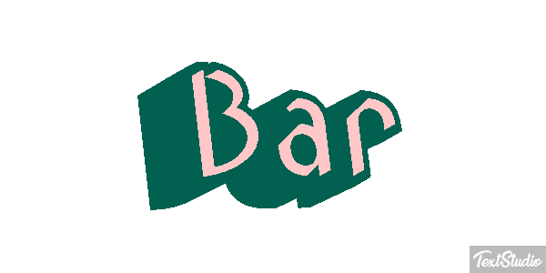Bar Text effect