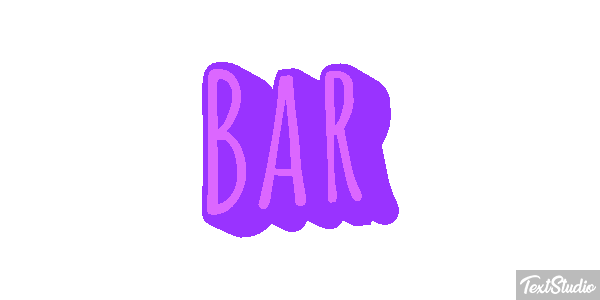 Bar Text effect