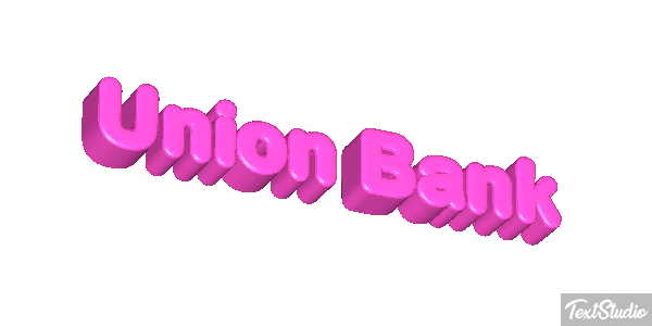 Uñion Bank Efeito do texto