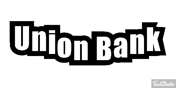 Uñion Bank Efeito do texto