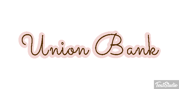 Uñion Bank Efeito do texto