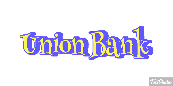 Uñion Bank Efeito do texto