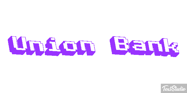 Uñion Bank Efeito do texto