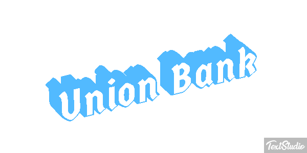 Uñion Bank Efeito do texto