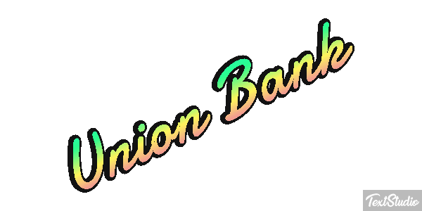 Uñion Bank Efeito do texto