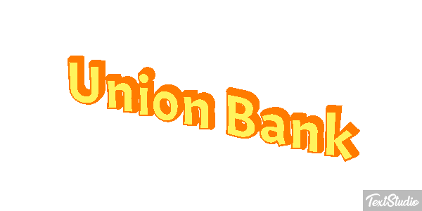 Uñion Bank Efeito do texto