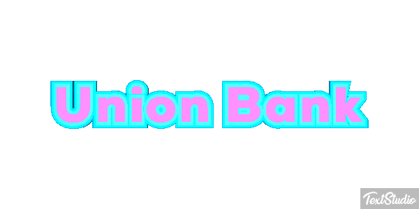Uñion Bank Efeito do texto