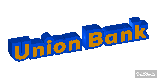 Uñion Bank Efeito do texto