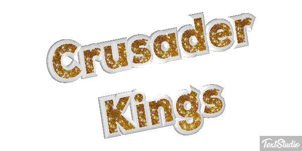 Crusader Kings Text effect