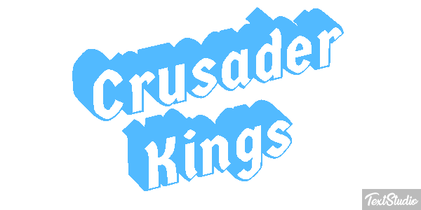 Crusader Kings Text effect