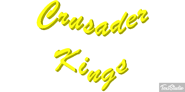 Crusader Kings Text effect