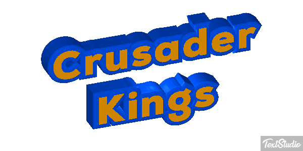 Crusader Kings Text effect