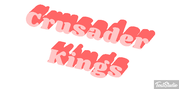 Crusader Kings Text effect
